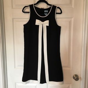 CeCe Cynthia Steffe Black and White Bow Dress